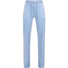 Juicy Couture Del Ray Classic Velour Pant - Della Robia Blue