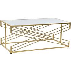 Bord guld möbler Dkd Home Decor Standard Gold Soffbord 60x110cm