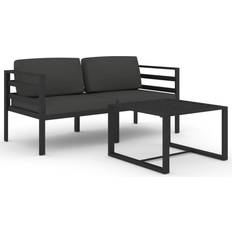 vidaXL 3107779 Lounge-Set, 1 Tisch einschl. 2 Sofas