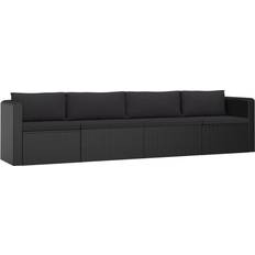 VidaXL Stål Loungesæt vidaXL 46558 Loungesæt, borde inkl. 2 stole & 4 sofaer