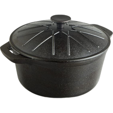 VonShef Cast Iron with lid 4.7 L 25 cm