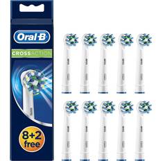 Testine del dentifricio Oral-B Cross Action Testine Per Spazzolino Da Denti Elettrico 10 pz