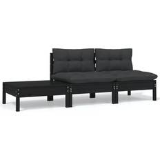 vidaXL 806684 Loungesæt, borde inkl. 2 sofaer