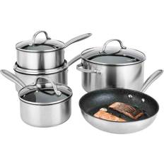 Prestige Scratch Guard Stainless Steel Cookware Set with lid 5 Parts