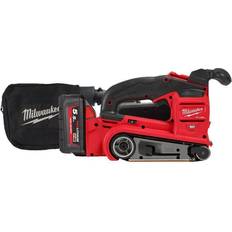 Milwaukee Battery Angle Grinders Milwaukee M18FBTS75-552X M18 Fuel Belt Sander Kit