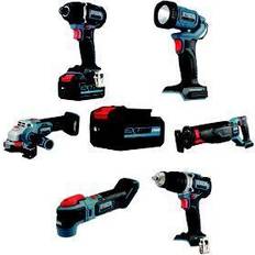 Erbauer Ext 18V 5Ah Li-Ion Cordless 6 Piece Power Tool Kit