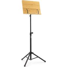 Accessori Musicali Theodore Bamboo Music Stand – Orchestral Sheet Music Holder, Wooden Desk