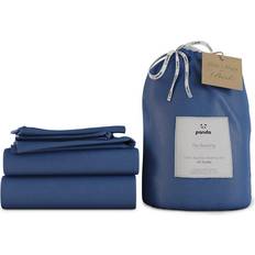 Panda Panda London Deep Sea Navy Bamboo Duvet Cover Blue