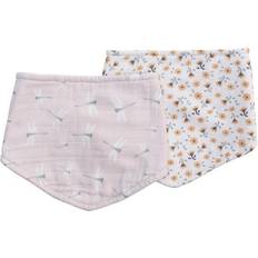 Oui Bavoirs Mary Meyer Lulujo Floral and Dragonfly Printed Cotton Muslin Bandana Bibs, Pack of 2 Baby