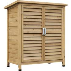 OutSunny Abris OutSunny Wooden Garden Two-Door Storage Shed (Surface du bâtiment )