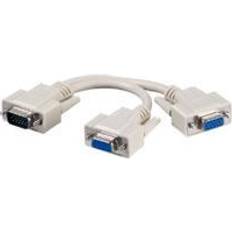 Vga splitter MicroConnect VGA - 2 VGA M-F Y-Splitter Adapter 0.3m