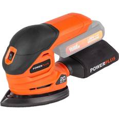 PowerPlus Slip- & Polermaskiner PowerPlus Slibemus 20 V 140x140x80 UDEN BATT