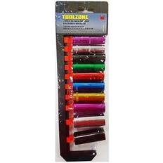 Toolzone 3/8' drive deep socket set multi colour metric long on Llave de vaso