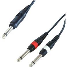 Cables Loops 5m 6.35mm Mono Y Splitter