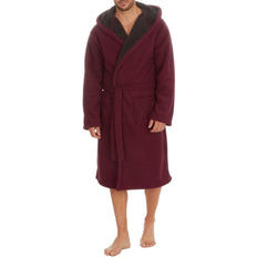 Røde Nattkjoler Cargo bay Men's Bonded Fleece Hooded Dressing Gown