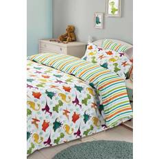 Dreamscene Dinosaur Duvet Cover with Pillowcase Polycotton