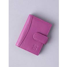 Pink Card Cases Leather 20 Slot Credit Card Holder