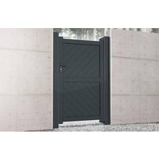 Garden & Outdoor Environment Pedestrian Gate 1000x1800mm Black Infill