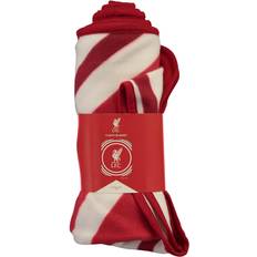 Fleecetæppe Liverpool FC Liverpool F.C. Fleecetæppe Sengetæppe Hvid, Rød