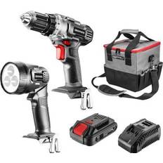 Power tool set Graphite Cordless Power Tool Set: Drill/Driver, Flashlight, Bag, Energy 18V Battery, Li-Ion 2.0Ah, Charger