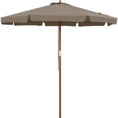 Balcony parasol UV Sun Parasol Wood 330cm Garden Umbrella Shade Balcony