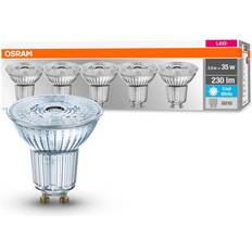 Osram GU10 Lampade LED Osram LED riflettore GU10 2,6W 4.000K 230lm 36 5x trasparente