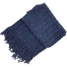 Malini Barley Twist Blankets Blue