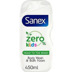 Sanex Bath & Shower Products Sanex Zero% Kids Head To Toe Wash 450ml