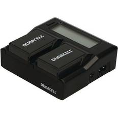 Duracell Chargeur de batterie Batteries et Chargeurs Duracell LED Dual DSLR Chargeur de batteries