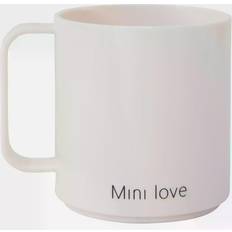 Non-Toxic Cups Design Letters Mini Love Kids Cup With Handle Beige