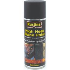 Rustins High Heat Paint Spray Black