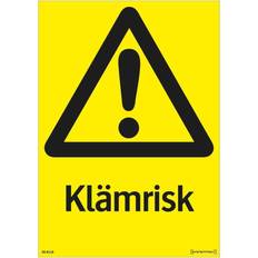Sign Risk of Pinching 210x297mm