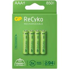 Gp recyko aaa GP Batteries RHCH83E014 ReCyko 850mAh AAA card of 4