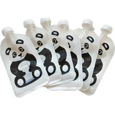 Zipper Panda Pouches 6-pack 150ml