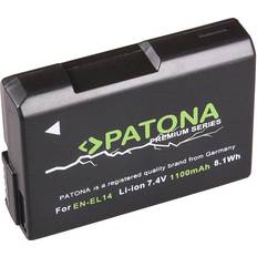 Nikon en el14 oplader Patona Batteri Nikon EN-EL14 1100mAh Li-Ion Premium