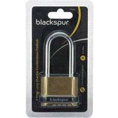 Blackspur 4 Digit Long Shackle Combination Padlock