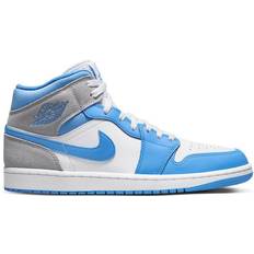 Nike Air Jordan 1 Mid SE - White/University Blue/Grey