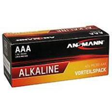 Aaa batterier 40 Ansmann Red AAA Batterier (Alkaline) 40-Pack