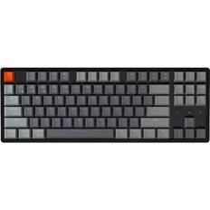 Keychron Tenkeyless (TKL) Tastaturer Keychron K8 Wireless RGB Hotswap TKL Gateron Red (Nordic)