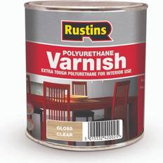 Paint Rustins POGC250 Polyurethane Varnish Gloss Clear Wood Protection 0.25L