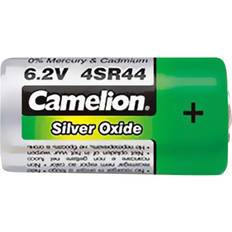 6 volt batteri Camelion 14051444 – kamera specialbatteri 4SR44, silveroxid med 6 volt, kapacitet 145 mAh