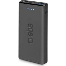 Powerbank sbs SBS Powerbank 10.000mAh Sort (På lager i butik)