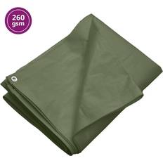 Vert Numéros de Façade vidaXL Bâche Couverture de Protection 6x8 m Vert Pehd