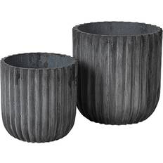 Broste Copenhagen Krukker, Planter & Dyrkning Broste Copenhagen Fiber Flower Pot 2-pack Krukke