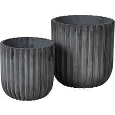 Broste Copenhagen Fiber Flower Pot 2-pack