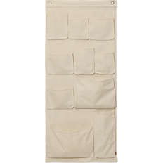 Wit Wanddecoraties Ferm Living Canvas Wall Pocket XL Off-White