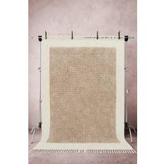 Jotex QENA bomuldstæppe 250x350 Hvid, Beige