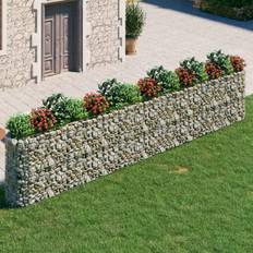vidaXL gabion-højbed 540x50x100 cm galvaniseret jern Krukke