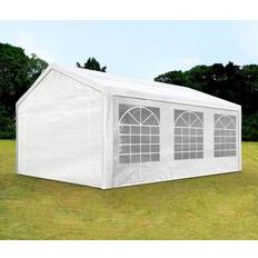 Toolport Paviljoenen Toolport 3 x 6 m Partytent wit PE 350 Feesttenten