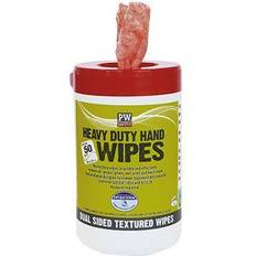 Geles desinfectantes de manos Portwest Toallitas Heavy Duty Acción Bacteriana 50 Uds IW30